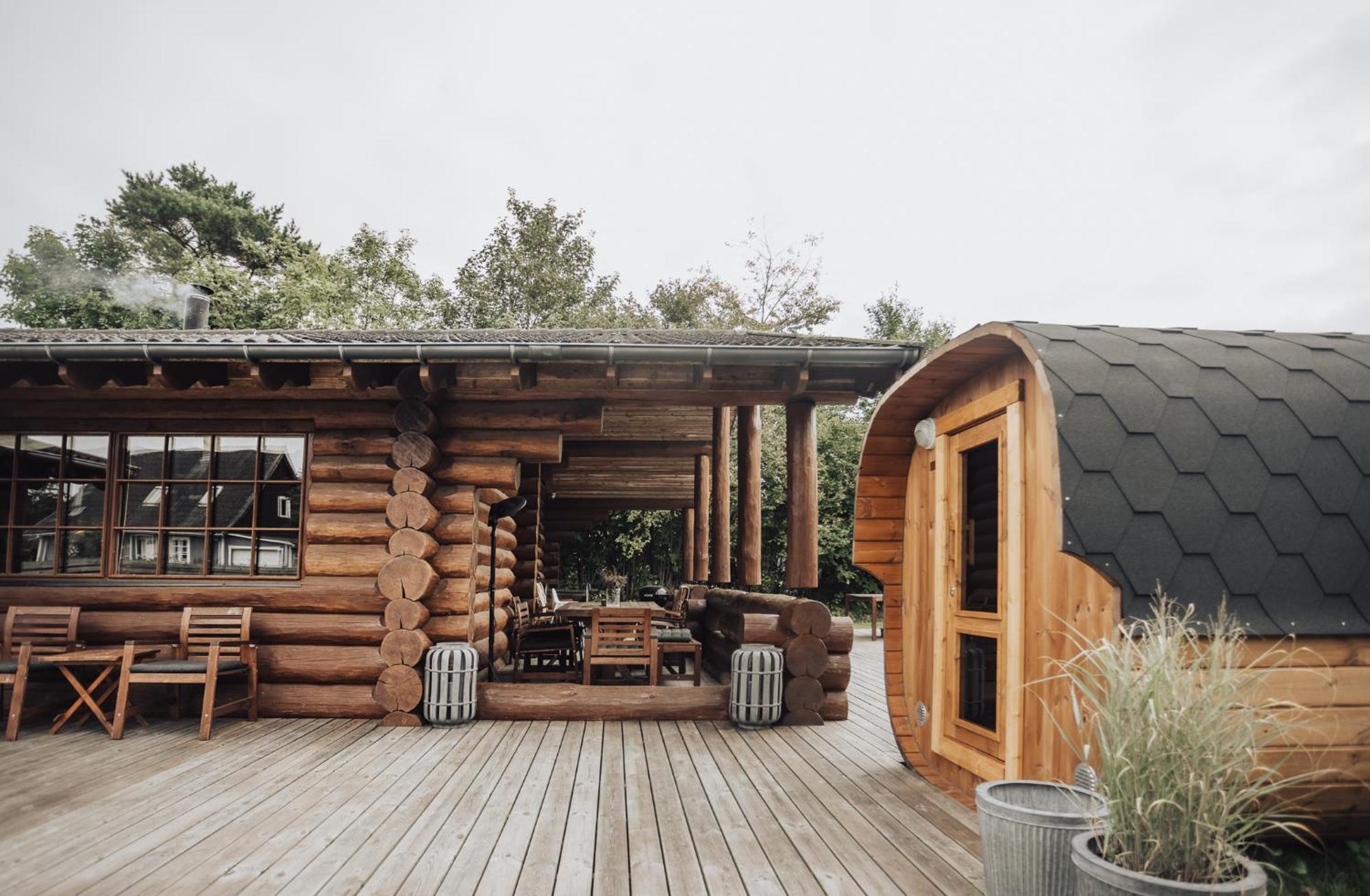 Fjordhygge - Authentic Wood Log Cabin Summerhouse Near Water, Fjord And Forest Jægerspris Eksteriør billede